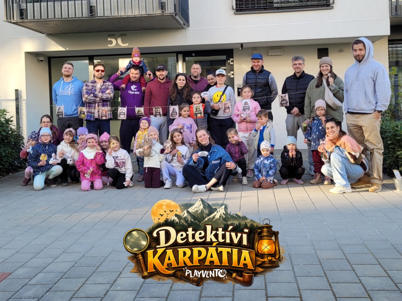 Playvento — deti a rodičia na komunitnej akcii
